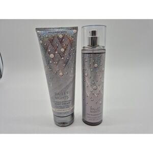 Bath & Body Works Ballet Nights Body Mist & Body Cream 8 fl oz New Set of 2